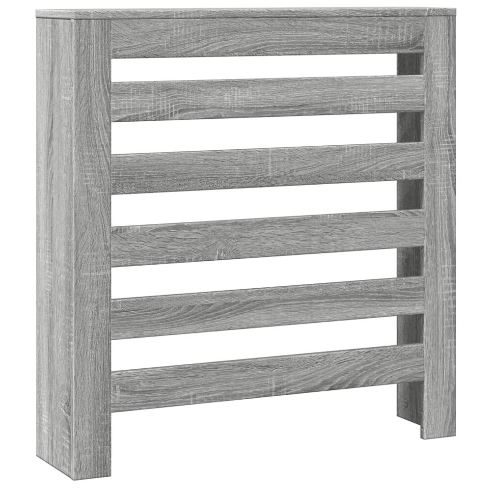 Radiatorombouw 78x20x82 cm bewerkt hout grijs sonoma eikenkleur