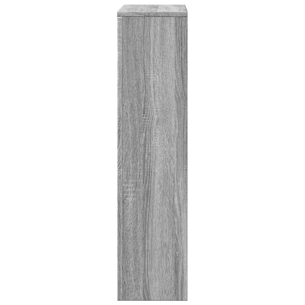 Radiatorombouw 78x20x82 cm bewerkt hout grijs sonoma eikenkleur