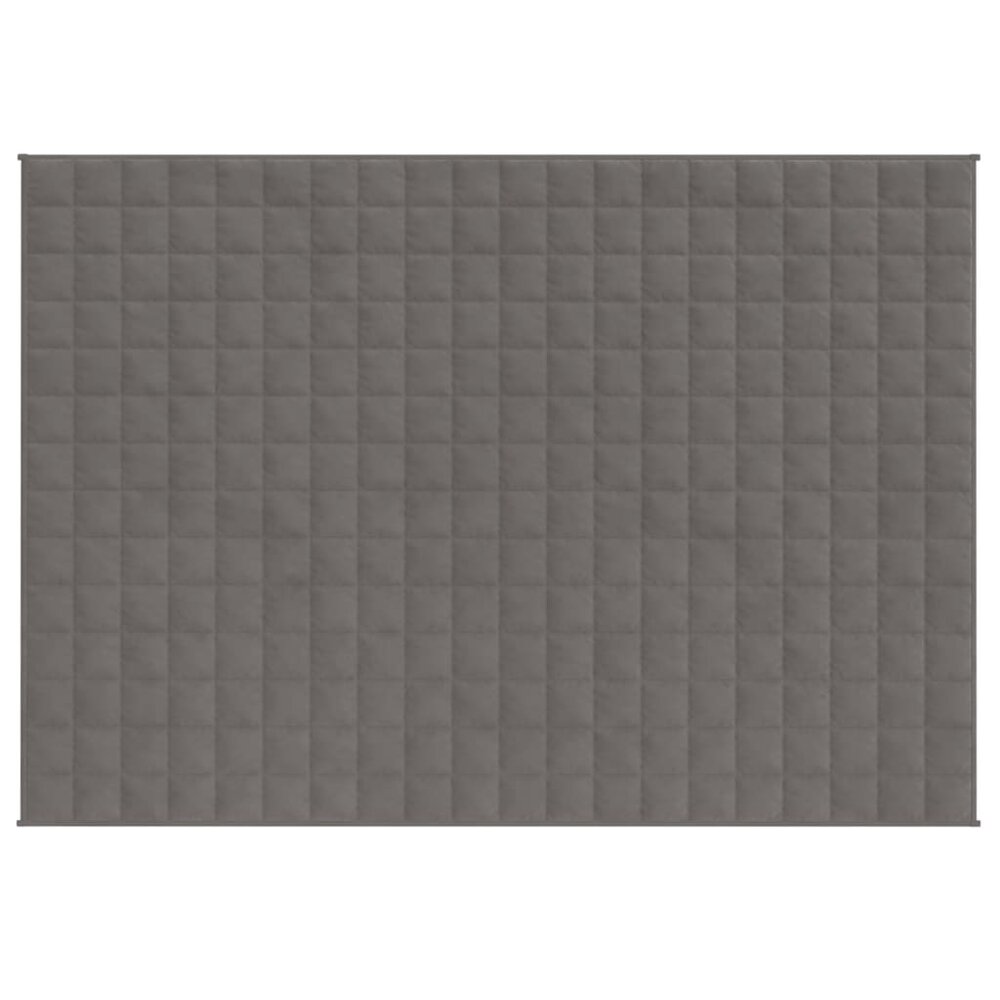 Verzwaringsdeken 150x200 cm 7 kg stof grijs