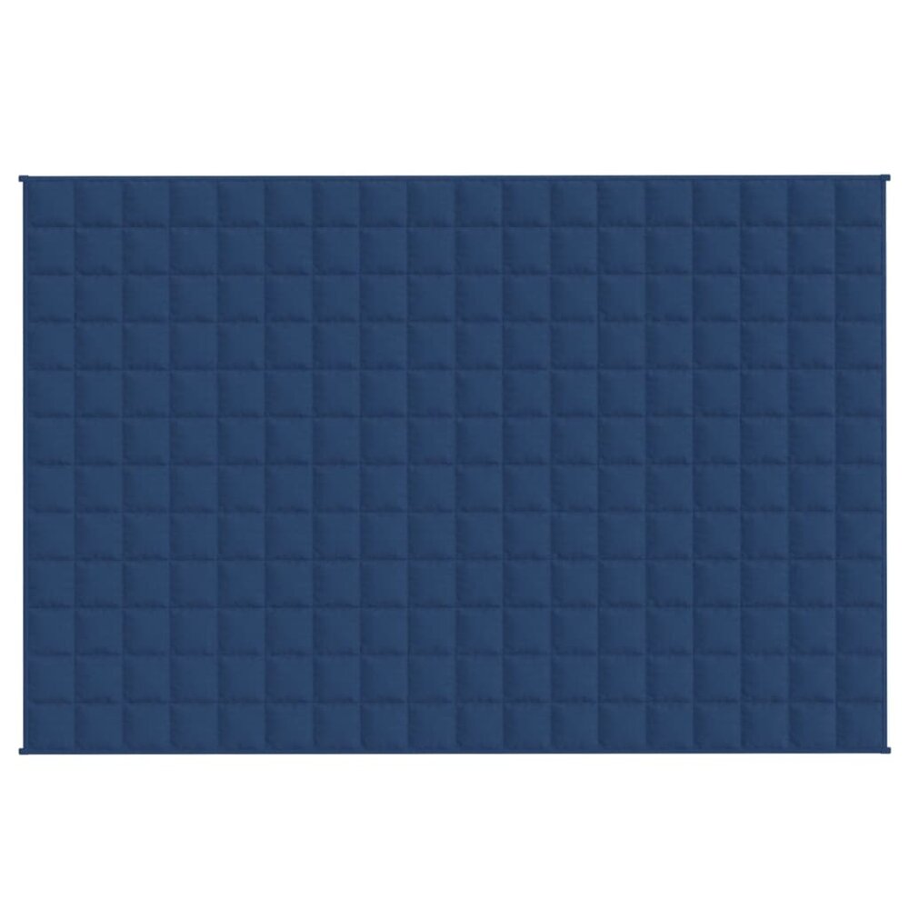 Verzwaringsdeken 137x200 cm 10 kg stof blauw