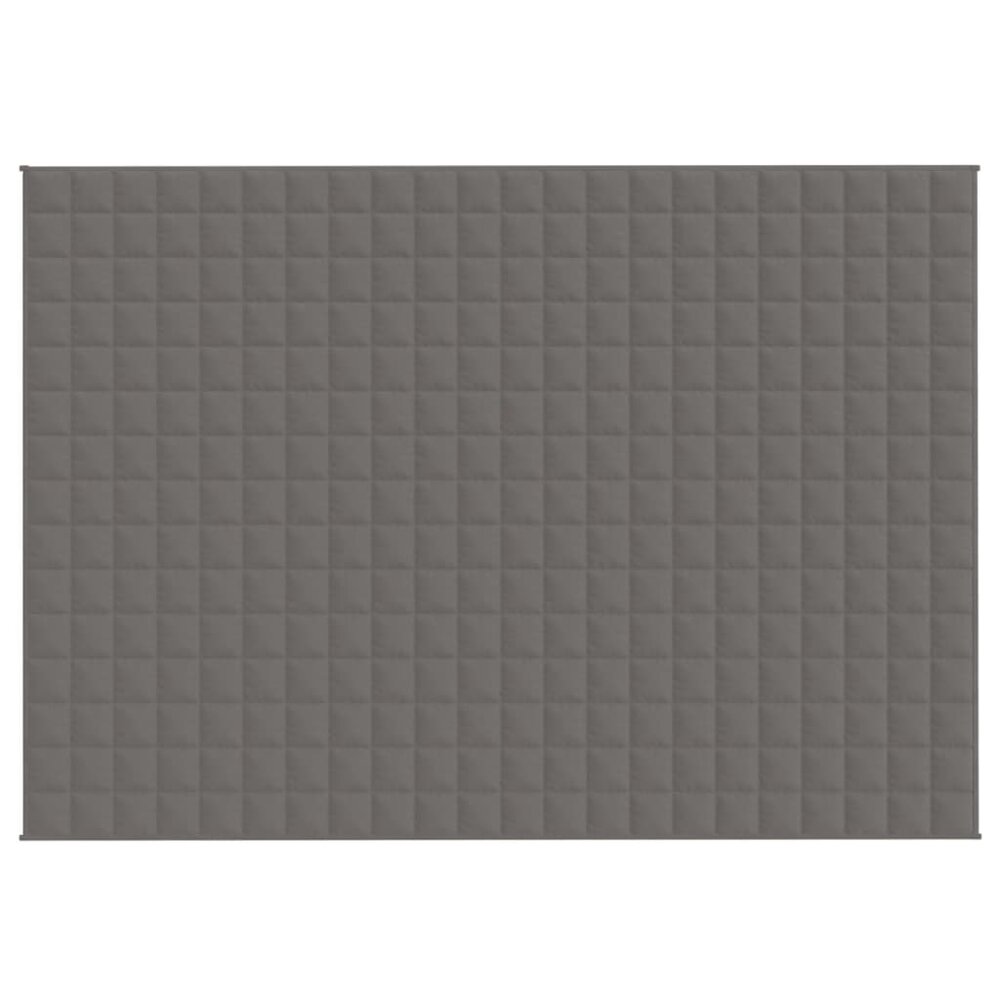 Verzwaringsdeken 155x220 cm 7 kg stof grijs