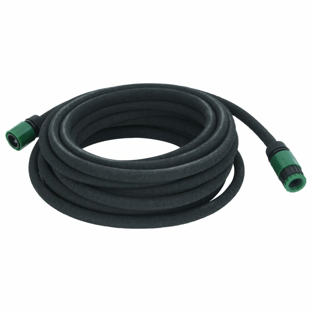 Druppelslang 0,6&#039;&#039; 10 m rubber zwart
