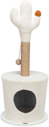 Trixie Kattenmand Ton Met Krabpaal Cactus Creme 36X36X84 CM