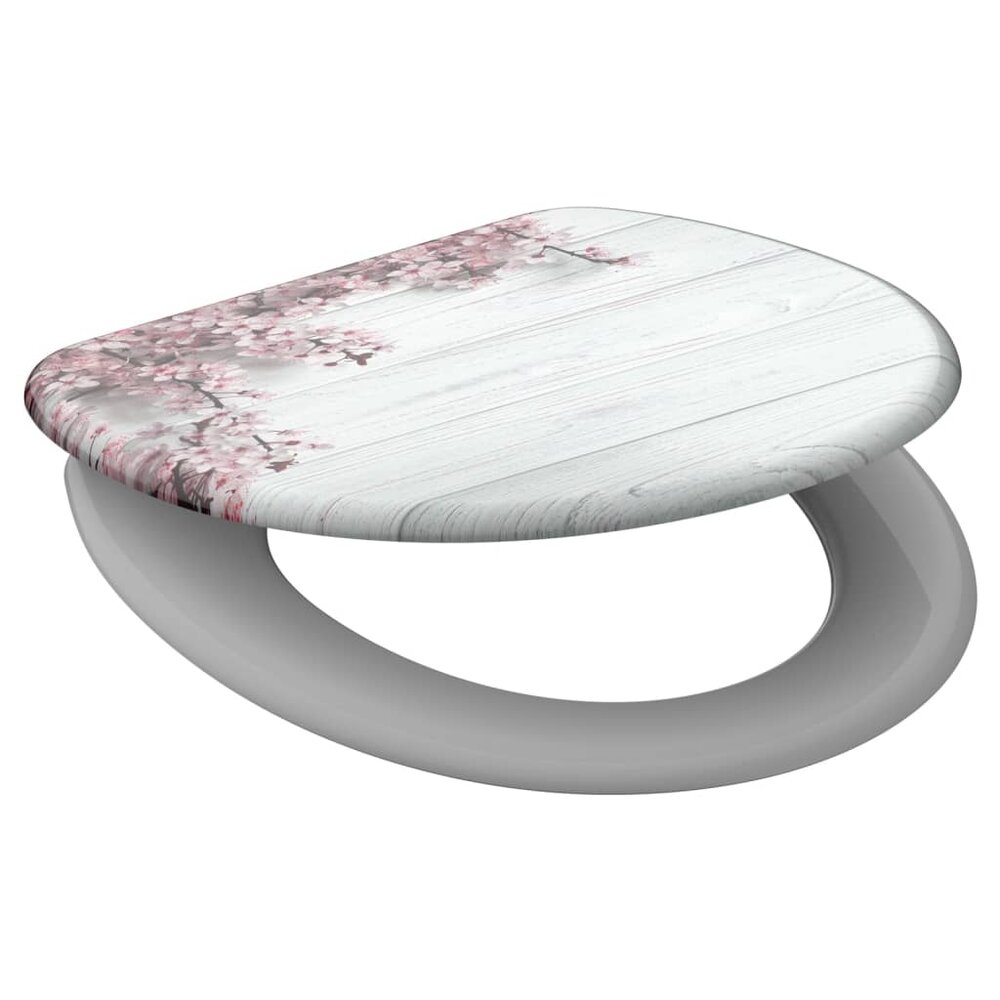 Toiletbril met soft-close FLOWERS &amp; WOOD