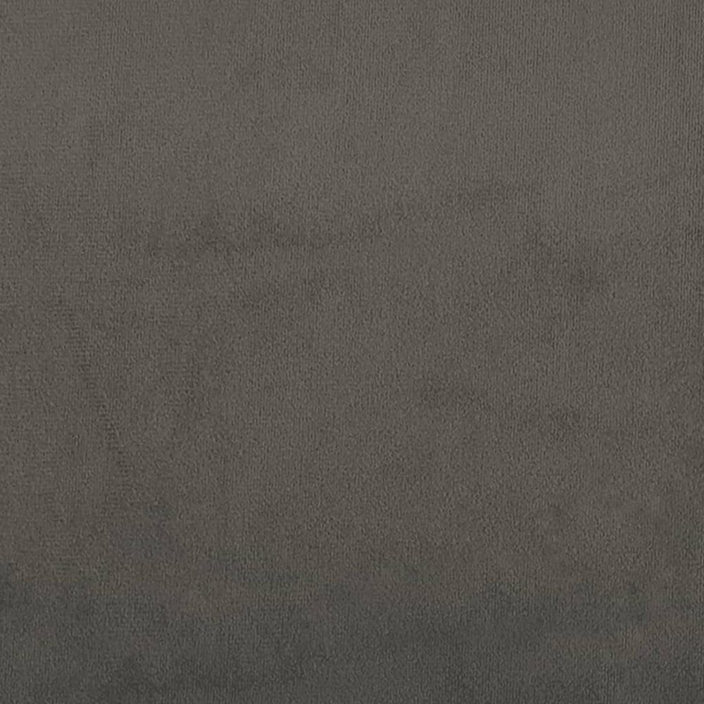 Hoofdborden 2 st 80x5x78/88 cm fluweel donkergrijs