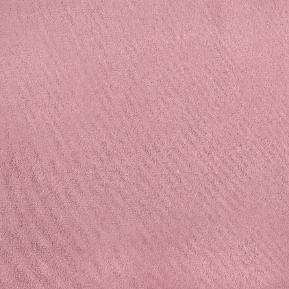 Boxspring met matras fluweel roze 90x190 cm