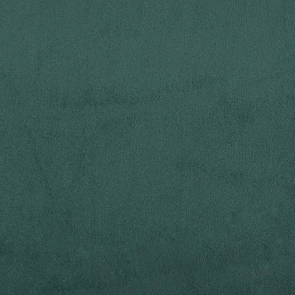 Boxspring met matras fluweel donkergroen 120x200 cm