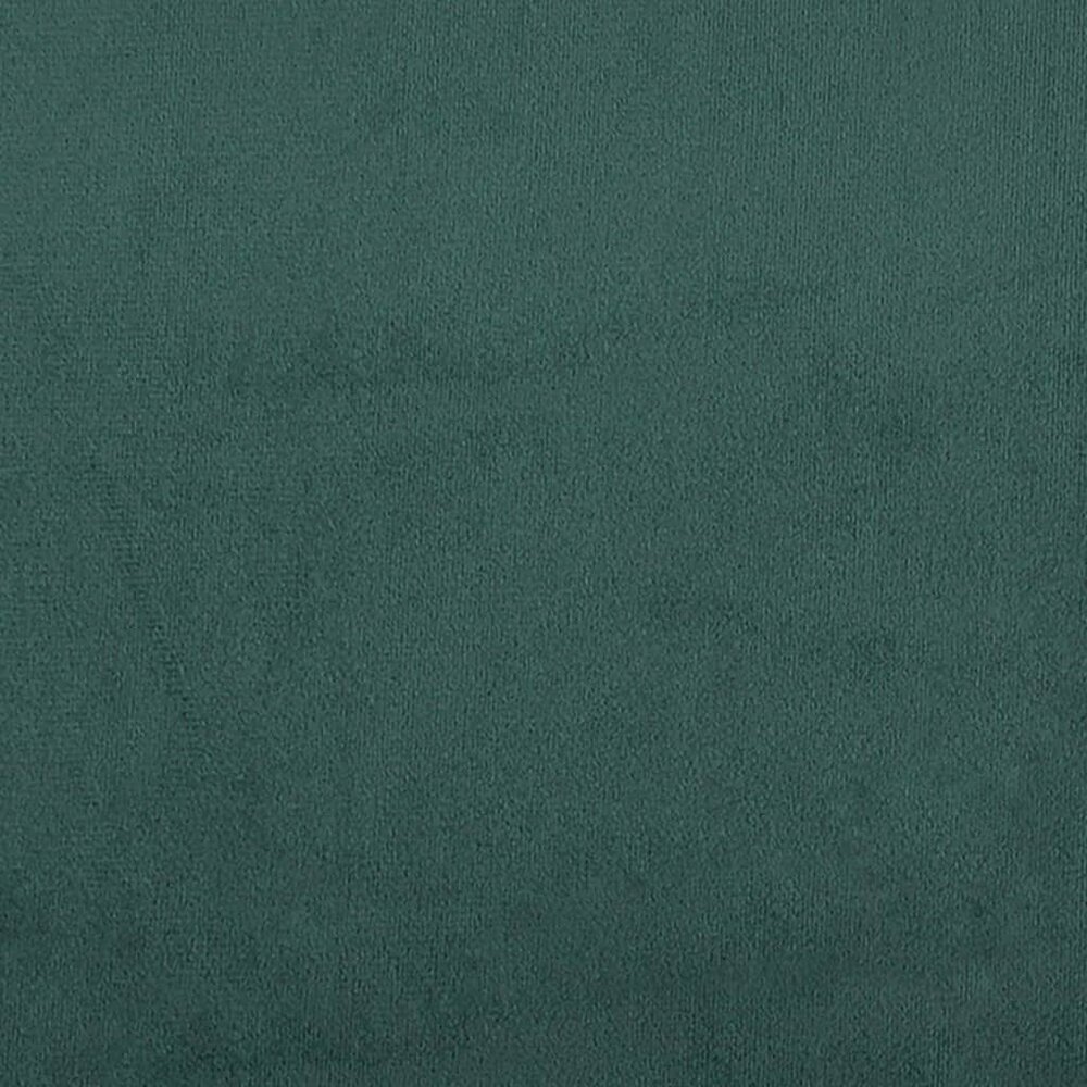 Boxspring met matras fluweel donkergroen 120x200 cm