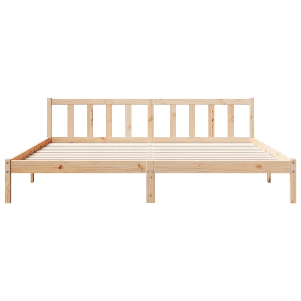 Bedframe extra lang zonder matras massief grenenhout 200x220 cm