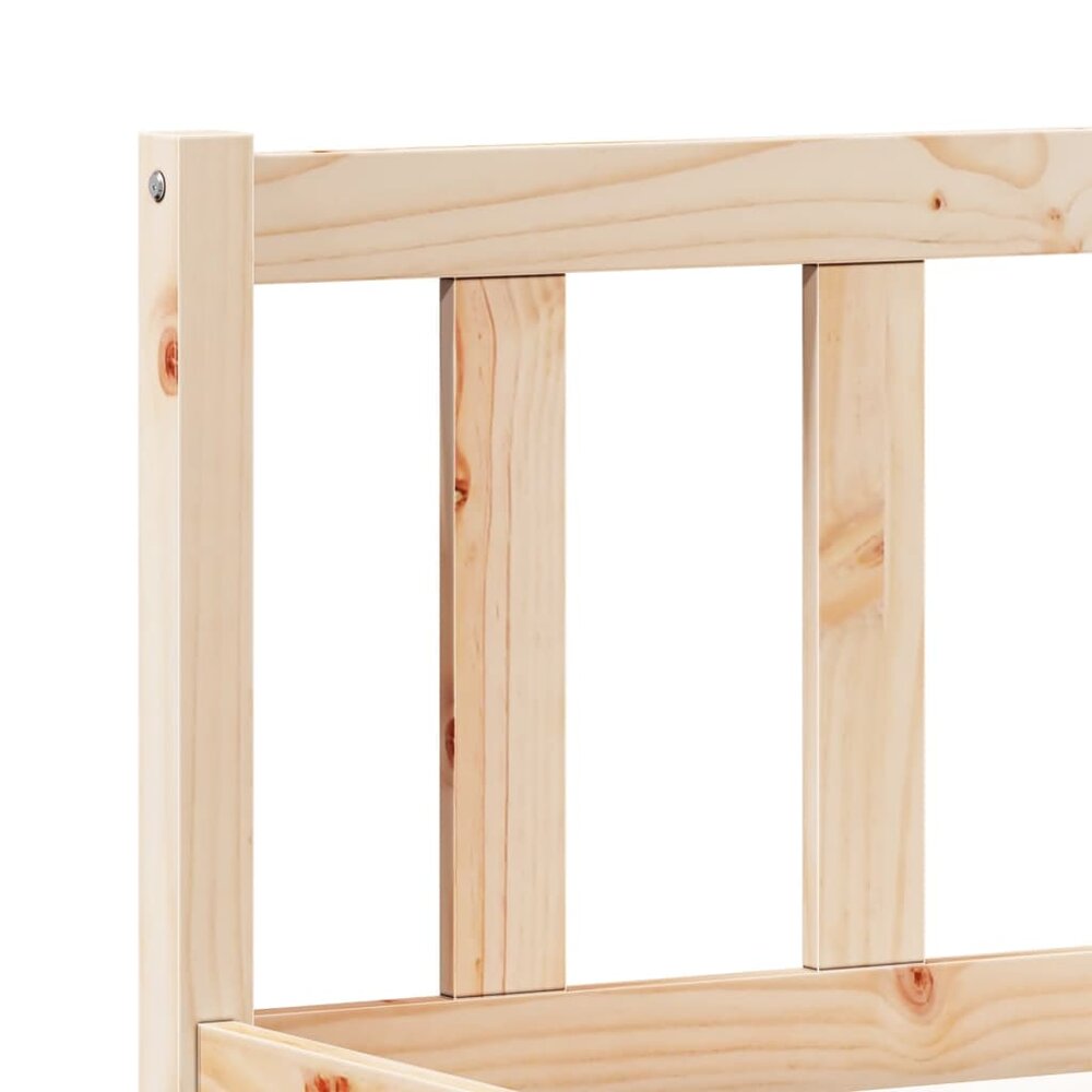 Bedframe extra lang zonder matras massief grenenhout 200x220 cm