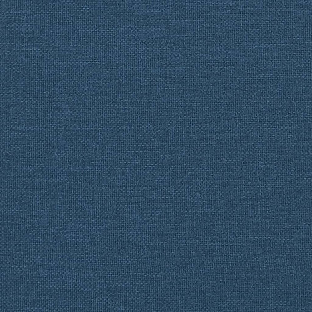 Boxspring met matras stof blauw 80x200 cm