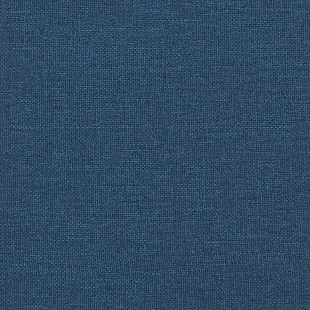 Boxspring met matras stof blauw 80x200 cm