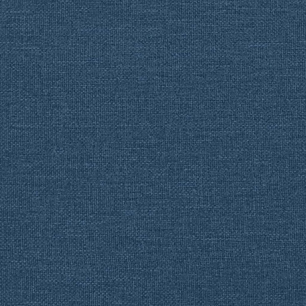 Boxspring met matras stof blauw 80x200 cm
