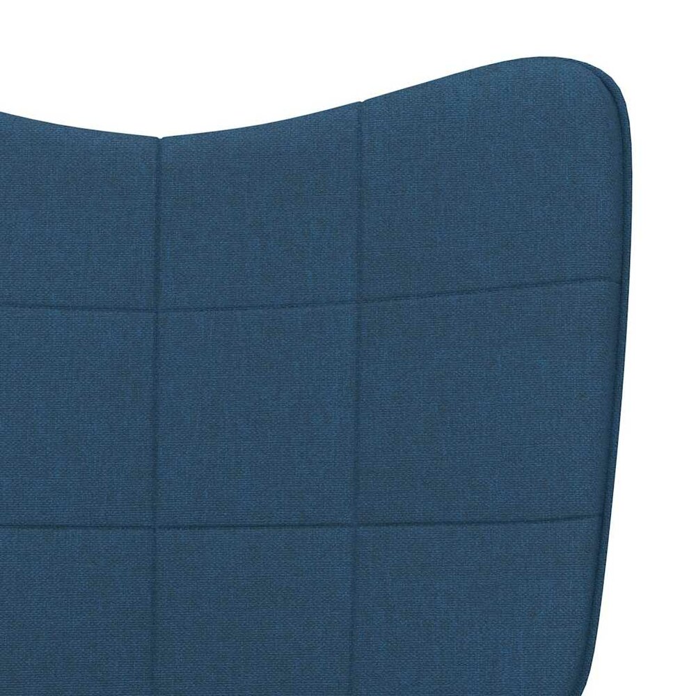 Relaxstoel stof blauw