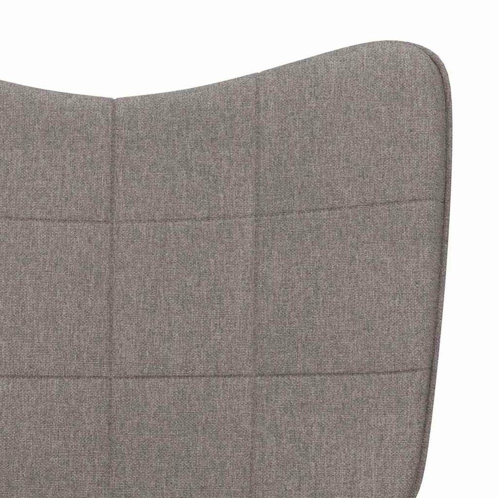 Relaxstoel stof taupe