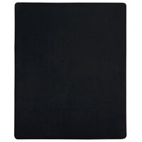 Hoeslaken jersey 180x200 cm katoen zwart