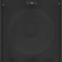 Hifi-podiumluidspreker passief 1000 W 37x37x64 cm zwart