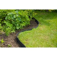 Borderrandset H15 cm x 10 m met pen zwart