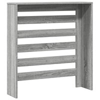 Radiatorombouw 78x20x82 cm bewerkt hout grijs sonoma eikenkleur