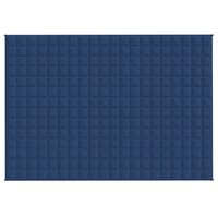 Verzwaringsdeken 138x200 cm 10 kg stof blauw