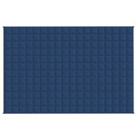 Verzwaringsdeken 135x200 cm 10 kg stof blauw
