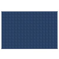 Verzwaringsdeken 137x200 cm 10 kg stof blauw