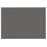 Verzwaringsdeken 140x200 cm 6 kg stof grijs