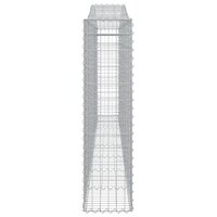 Schanskorven 9 st gewelfd 400x30x120/140 cm ijzer
