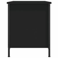 Tv-meubel 80x40x50 cm bewerkt hout zwart