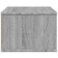 Printerkastje 40x32x22,5 cm bewerkt hout grijs sonoma eiken
