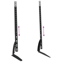 TV-standaards 2 st 37-75 inch scherm 45 kg Max VESA 600x400 mm