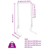 TV-standaards 2 st 37-75 inch scherm 45 kg Max VESA 600x400 mm