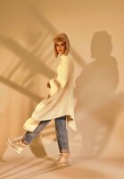 Women&#039;s Winter Boots Suede - With Shearing Details Beige 39