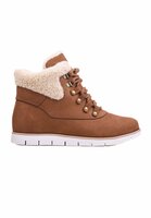 Women&#039;s Winter Boots Suede - With Shearing Details Beige 39