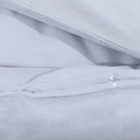 Dekbedovertrekset lichtgewicht 155x220 cm microvezel grijs