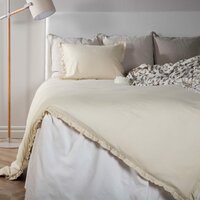 Dekbedovertrek Lias 200x150 cm katoen beige