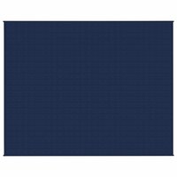 Verzwaringsdeken 235x290 cm 15 kg stof blauw
