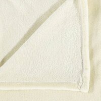 Deken 130x170 cm polyester cr&egrave;mekleurig
