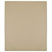 Hoeslaken jersey 100x200 cm katoen taupe