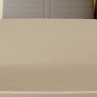 Hoeslaken jersey 140x200 cm katoen taupe