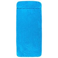 Strandhanddoeken 2 st 400 g/m&sup2; 60x135 cm stof turquoise