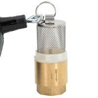 Zuigslang met messing koppelingen 1,1&#039;&#039; 15 m PVC groen