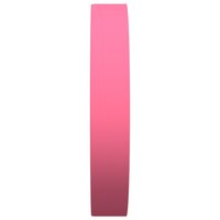 Wandklok &Oslash;25,5 cm polystyreen en glas roze