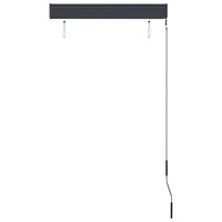 Rolgordijn voor buiten 80x250 cm oranje en bruin