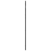 Wandspiegel boog 60x110 cm ijzer zwart