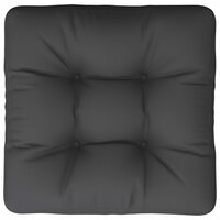Palletkussen 50x50x12 cm stof zwart