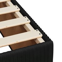 Boxspring met matras fluweel zwart 90x200 cm