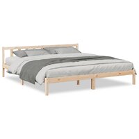 Bedframe extra lang zonder matras massief grenenhout 200x220 cm