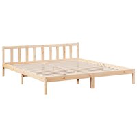 Bedframe extra lang zonder matras massief grenenhout 200x220 cm