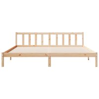 Bedframe extra lang zonder matras massief grenenhout 200x220 cm